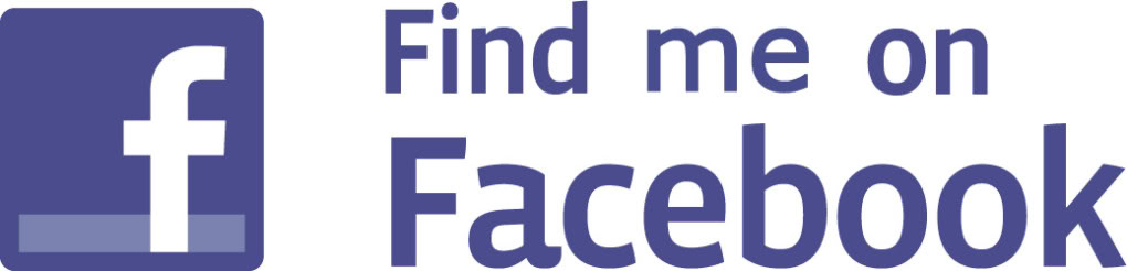 Find me on Facebook button